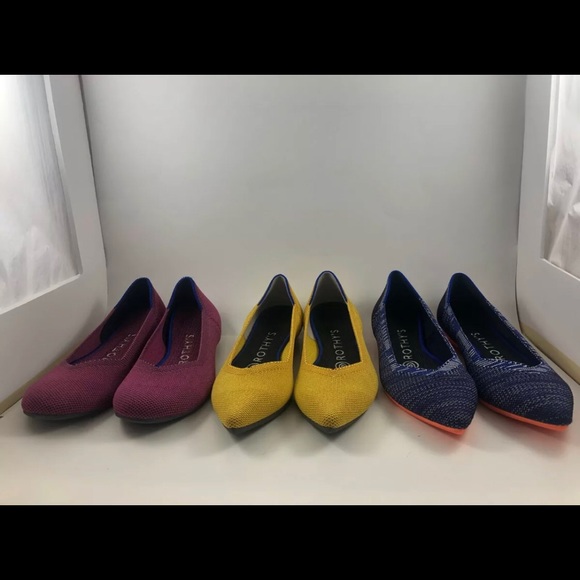 Rothy’s Shoes Lot of 3 Round and Flat toe Size 6 - Picture 4 of 7